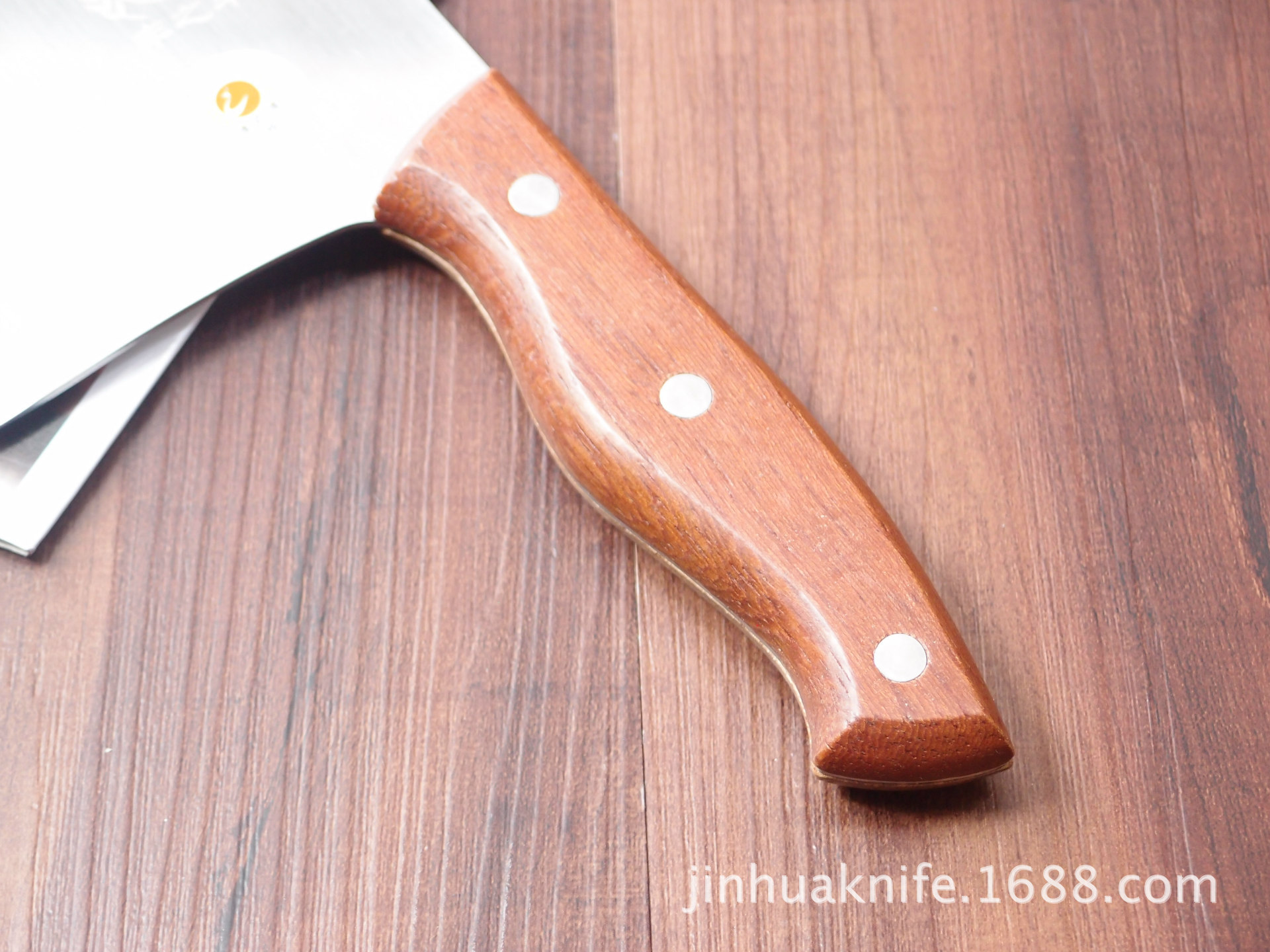 fc007木柄菜刀 厨用刀 优质木柄大菜刀 阳江厨房刀具 强钢刀