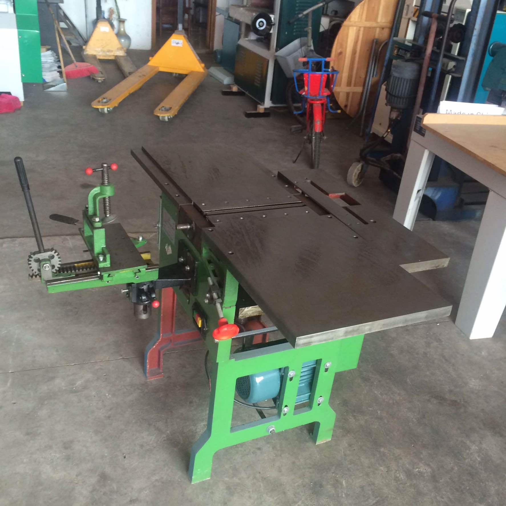 木工多用机床平刨压刨钻锯一体机多功能刨床简易锯机