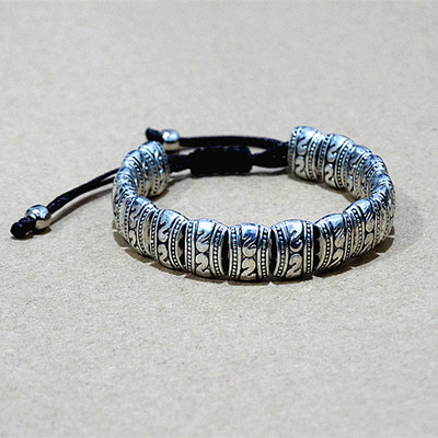 民族风饰品藏银苗银编织手链手工景点地摊热销货源ebay速卖通货源