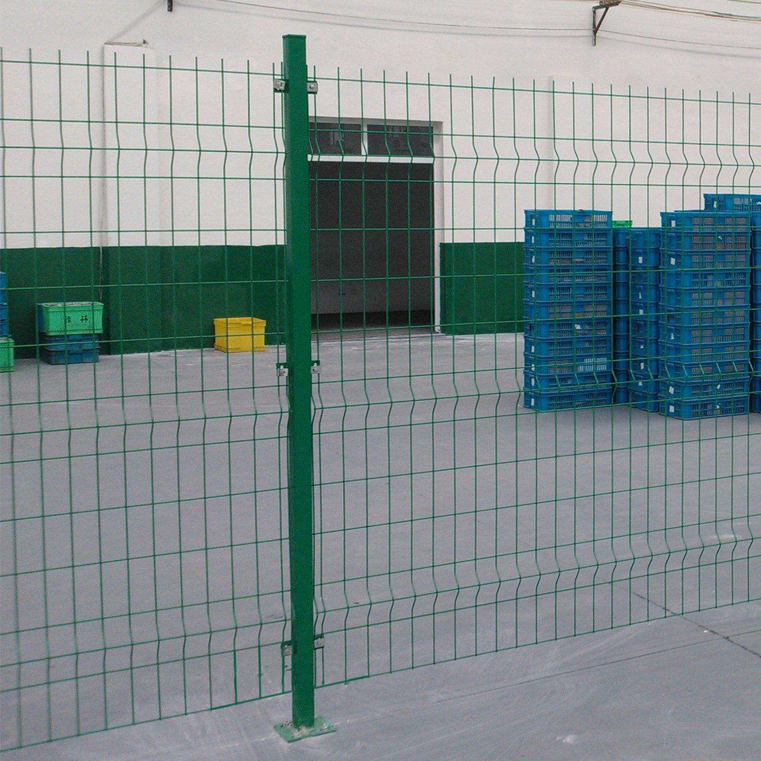 车间隔离网定做/普通直框防护网护栏双开门推拉移门厂家直销