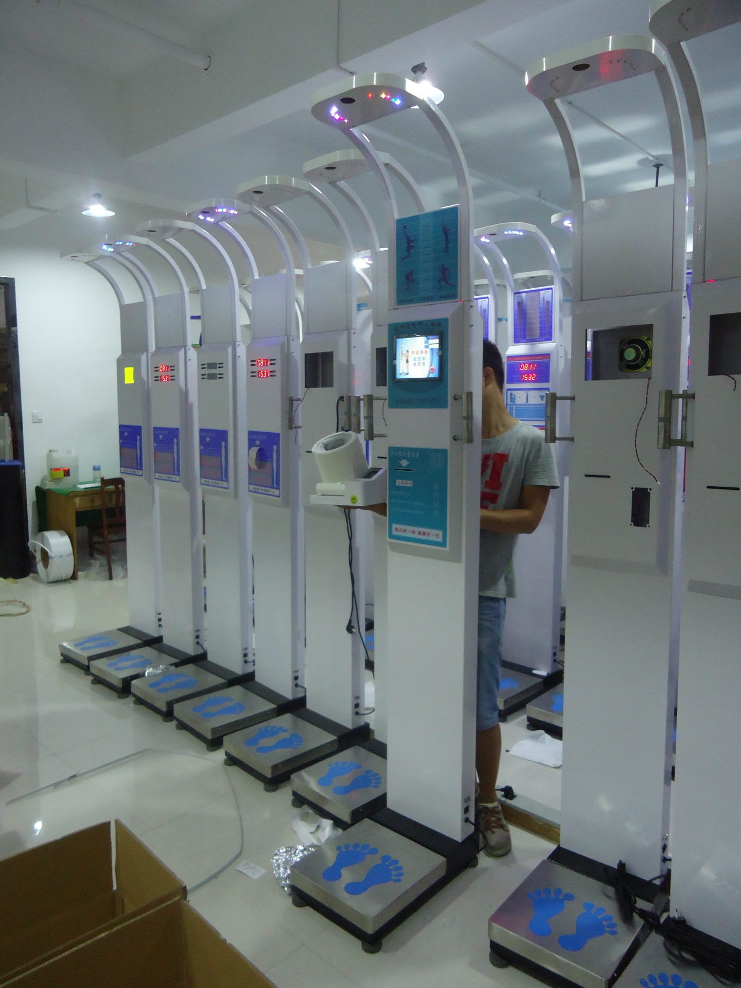 身高体重体检电子秤价格 带血压计超声波身高体重秤/医院专用秤