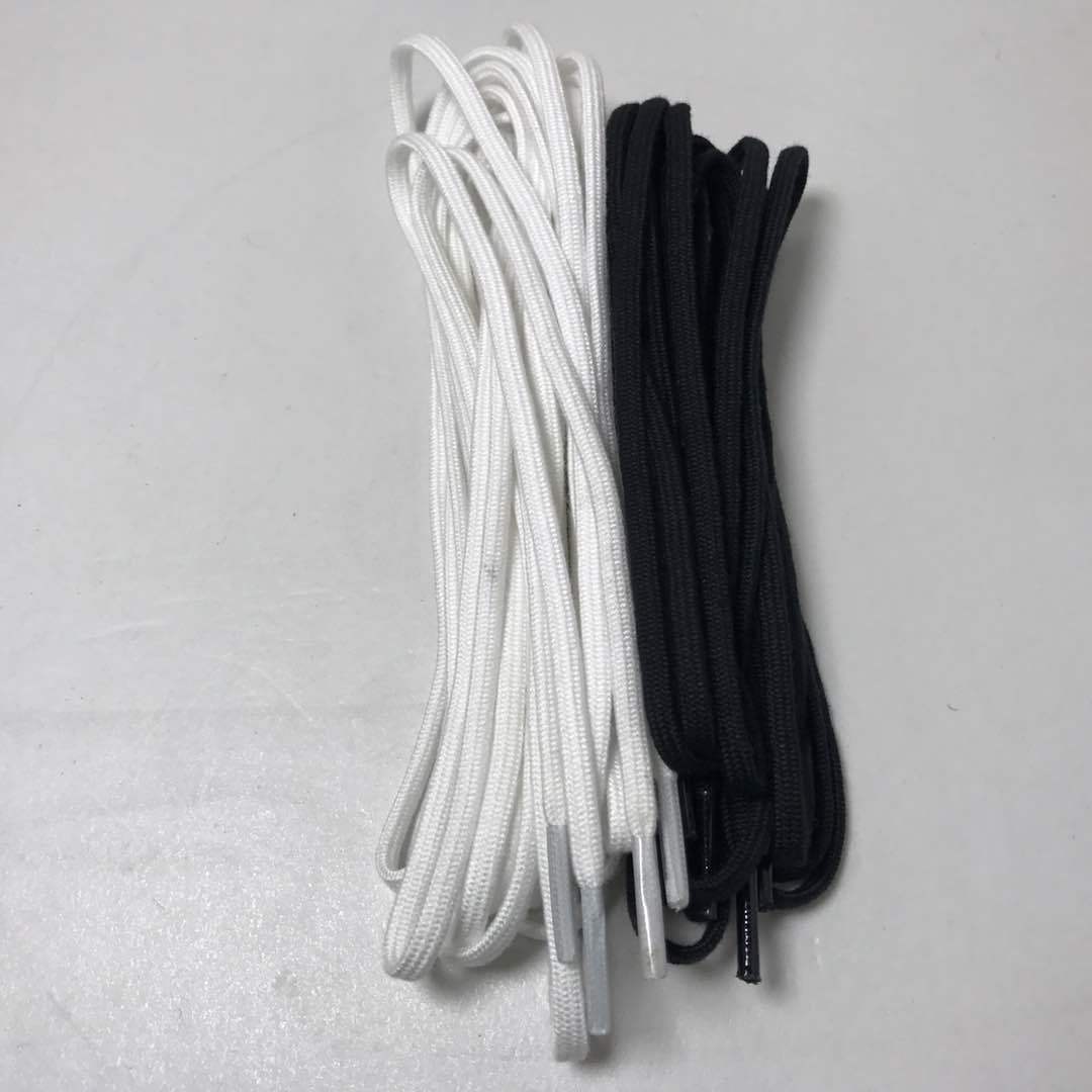 批发登山探险鞋带高邦鞋带打火石鞋带多功能野营伞绳黑白全光涤棉