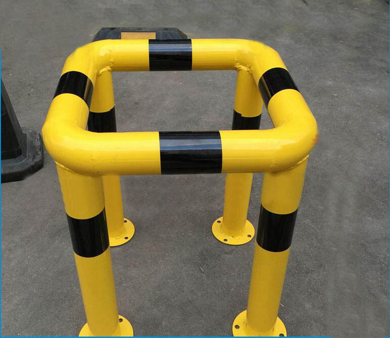 定制消防栓防护栏 多种规格消防围栏 贴黄色刚强度反光膜