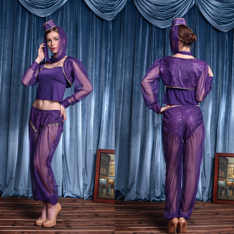 性感阿拉伯印度舞娘情趣内衣夜店肚皮舞制服网纱套装诱惑演出服