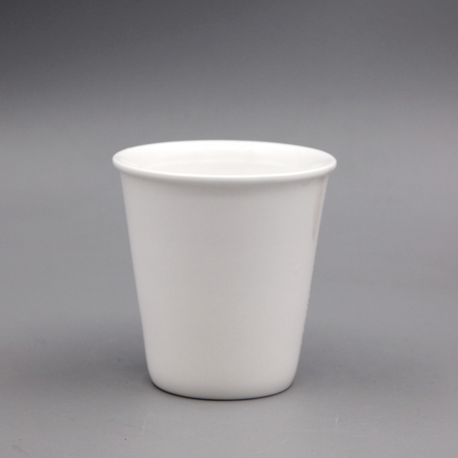 雷格 唐山骨瓷可乐杯 纯白色骨瓷水杯 礼品广告杯子可定制logo