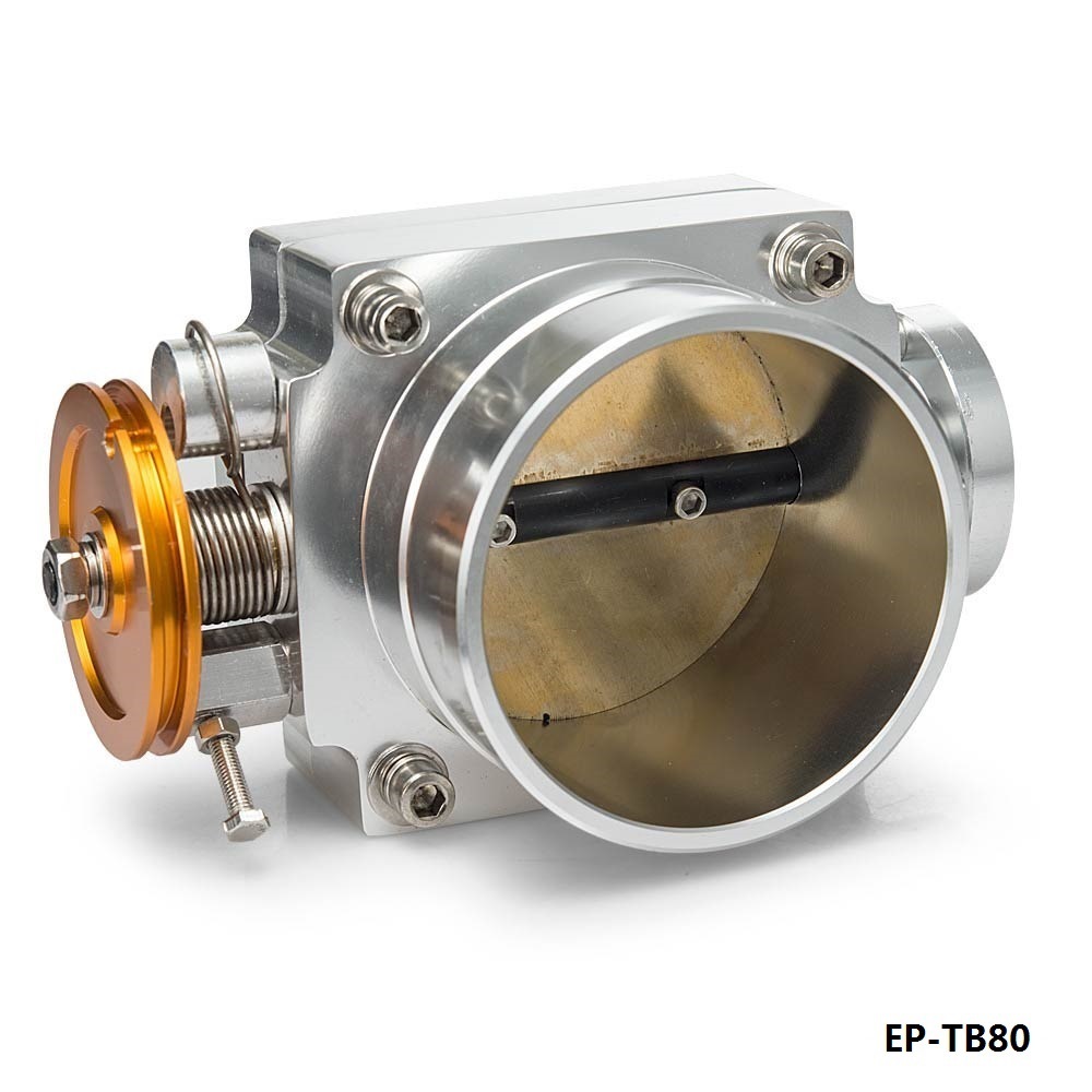 汽车改装 通用节气阀强度合金80毫米口径机械式节气门