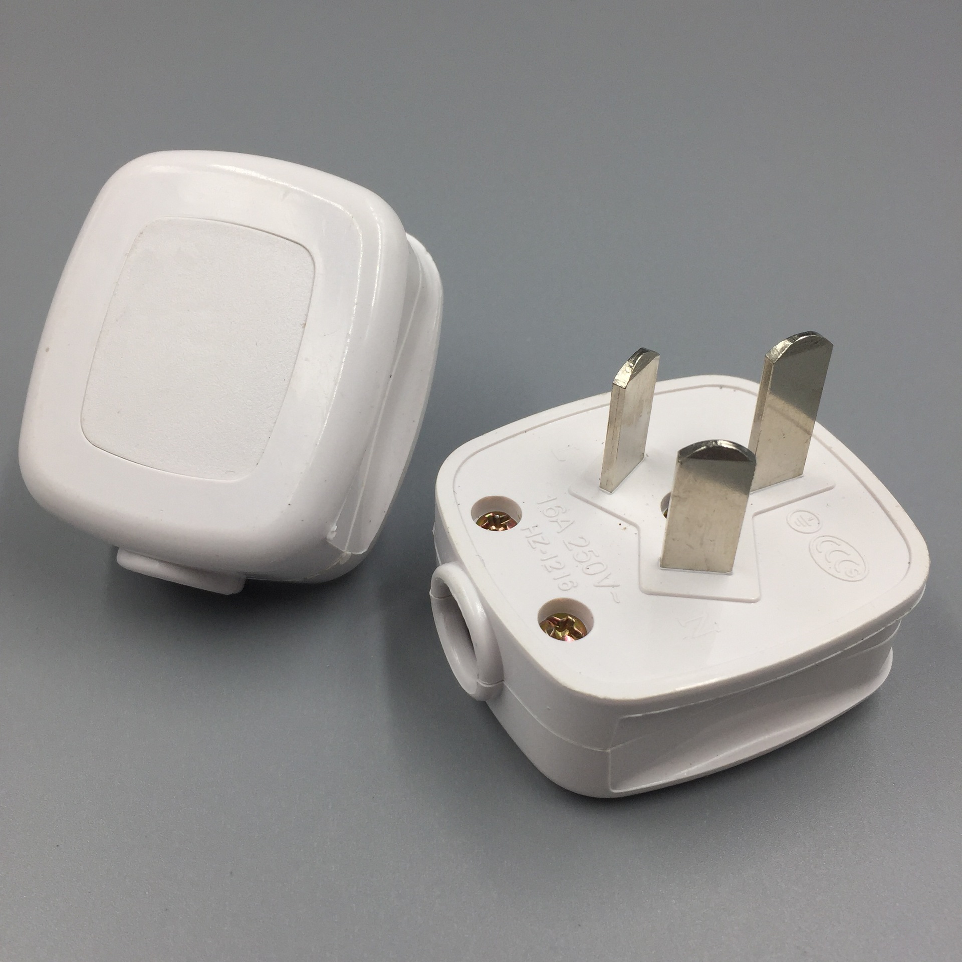 插头三脚电线接线三角插头大功率电源三相电线电源转换三插头10a