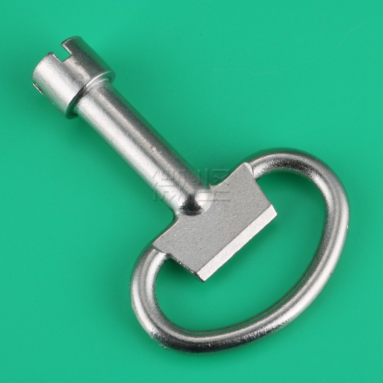 微坚734钥匙 开关配电柜 标准机箱柜门圆柱锁 转舌型 锌合金材质