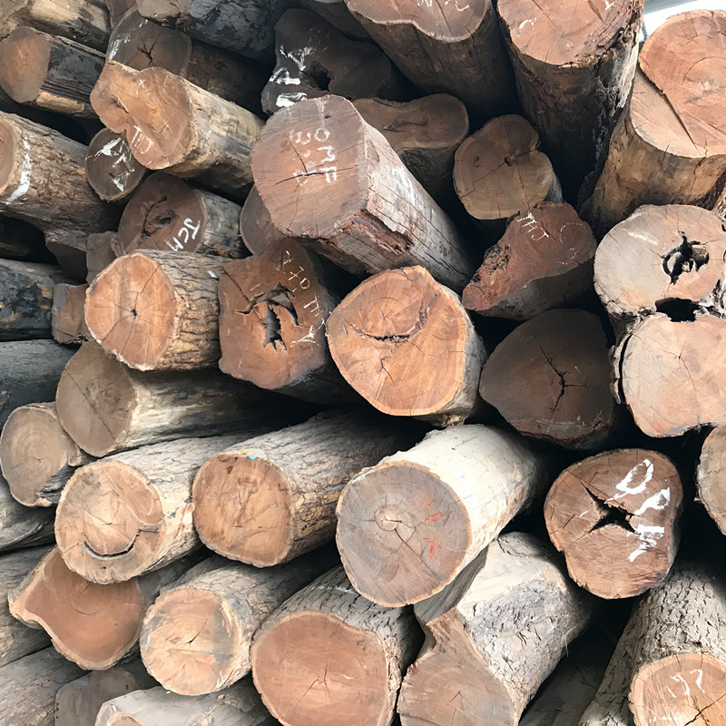 小叶红檀原木 红铁木豆 大叶红檀板材非洲红檀香材料各种规格齐全