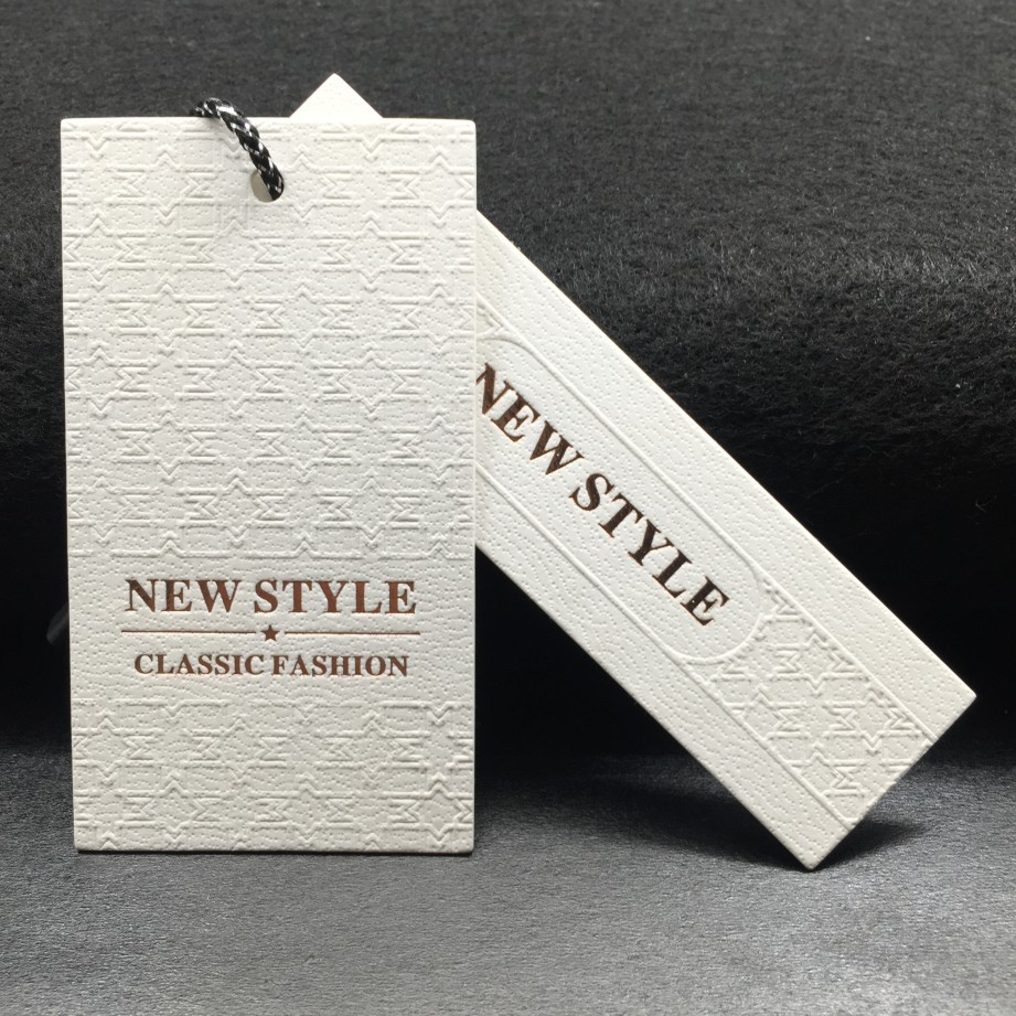吊牌定做 服装吊牌订做 衣服吊牌卡片 吊牌标签 白津牛皮吊牌现货
