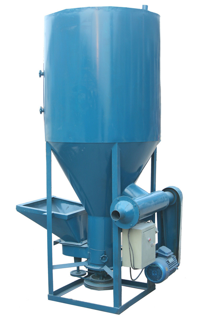 多功能饲料粉碎搅拌机 立式饲料粉碎机 饲料混合搅拌机设备