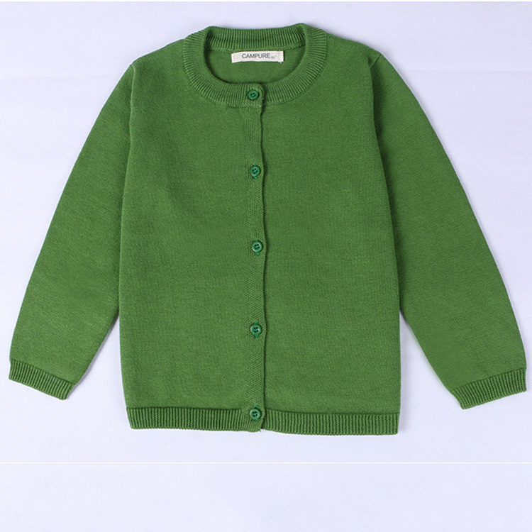 Products in Stock New School Pure Ins Pop Spring and Autumn Sweater Candy Color Cardigan Solid Color Small Cardigan Children's Sweater