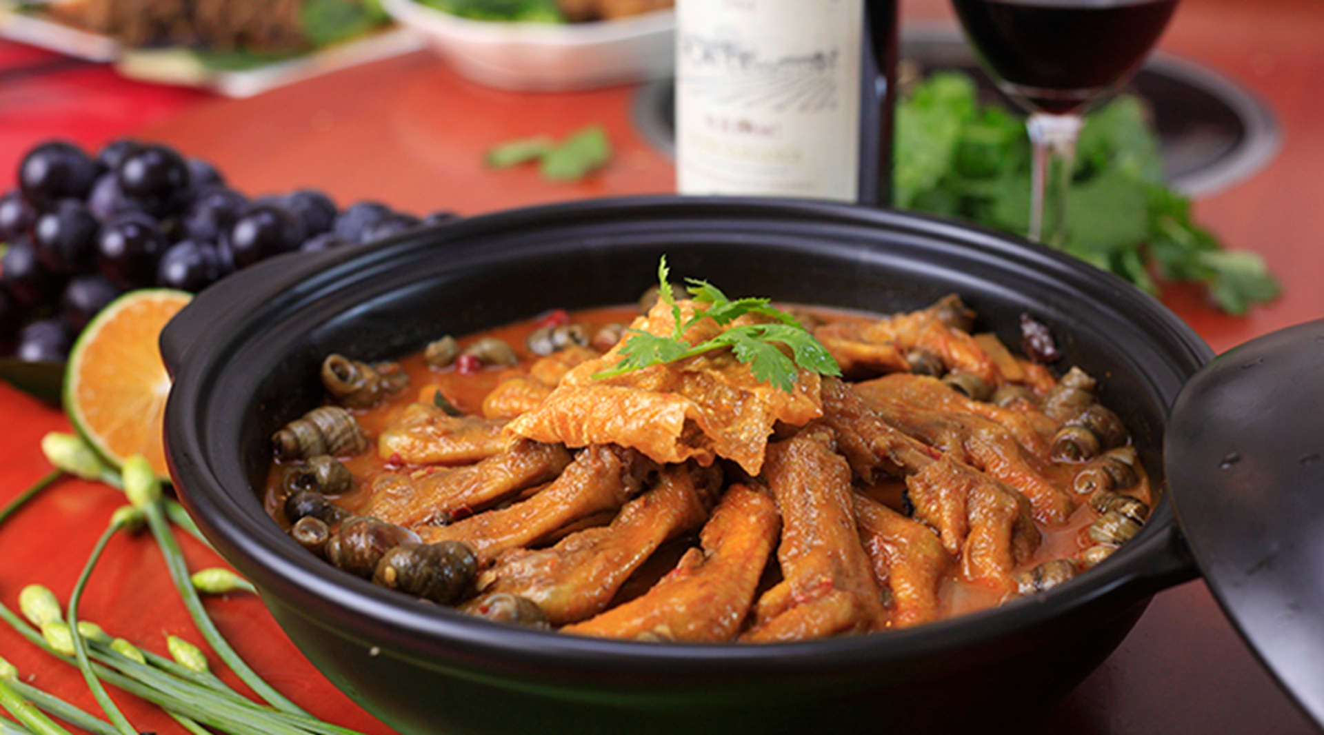 广西特产食品滋韵阁田螺蛳鸭脚煲田螺鸭掌家常菜送礼950g真空包装