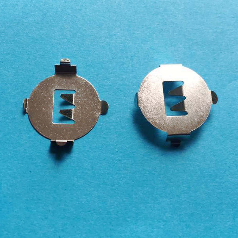 cr2032电池弹片双层pcb线路板用电池片加工纽扣电池接触片正负极