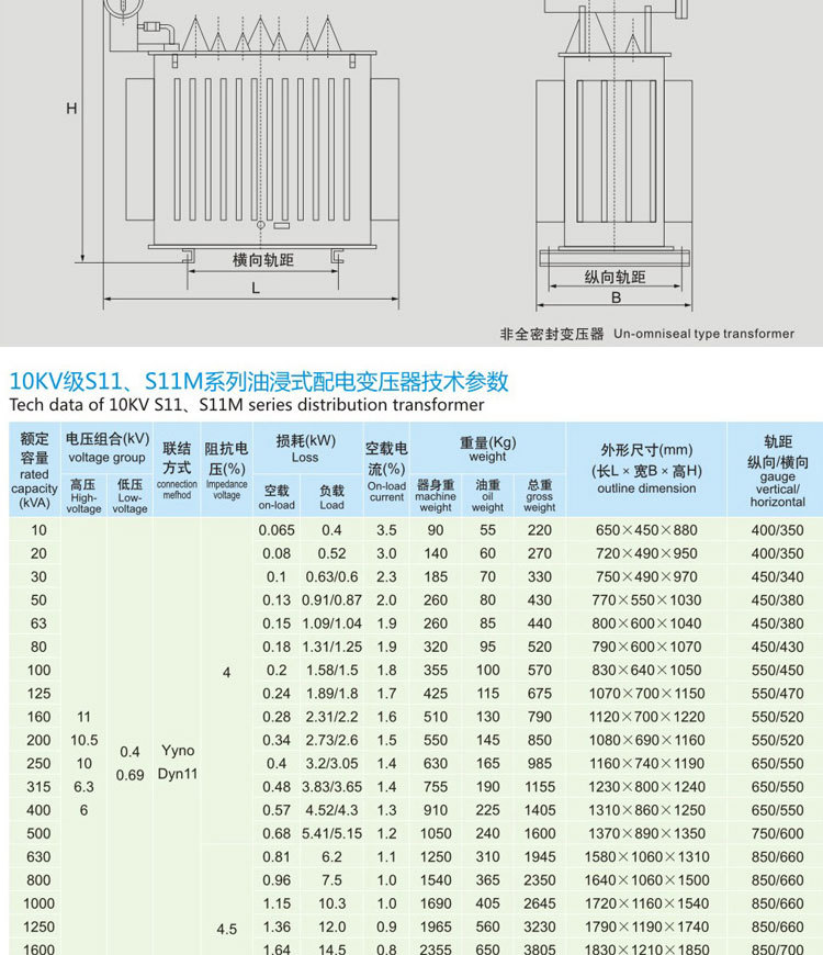 500kva油浸式电力变压器1004kv质量过得去价格合理超长质保
