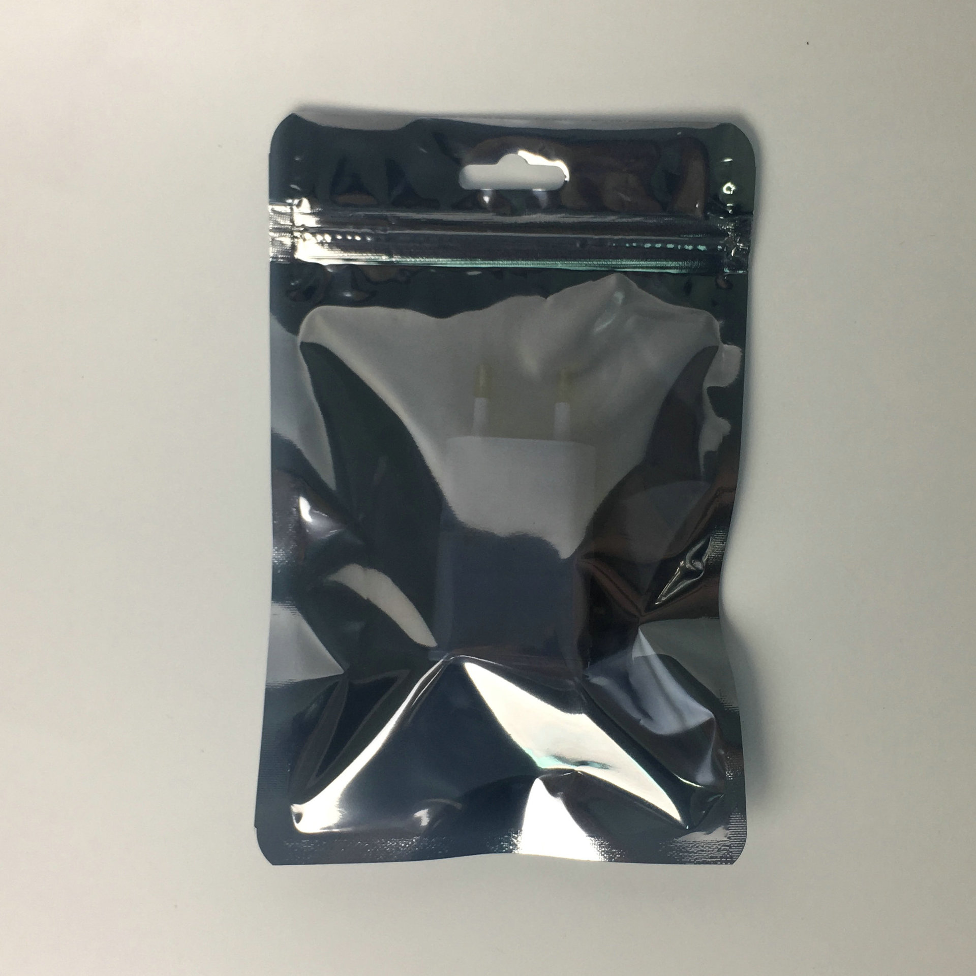 黑色透明珠光自封袋 拉链阴阳骨袋 11*17*a6.5双面13