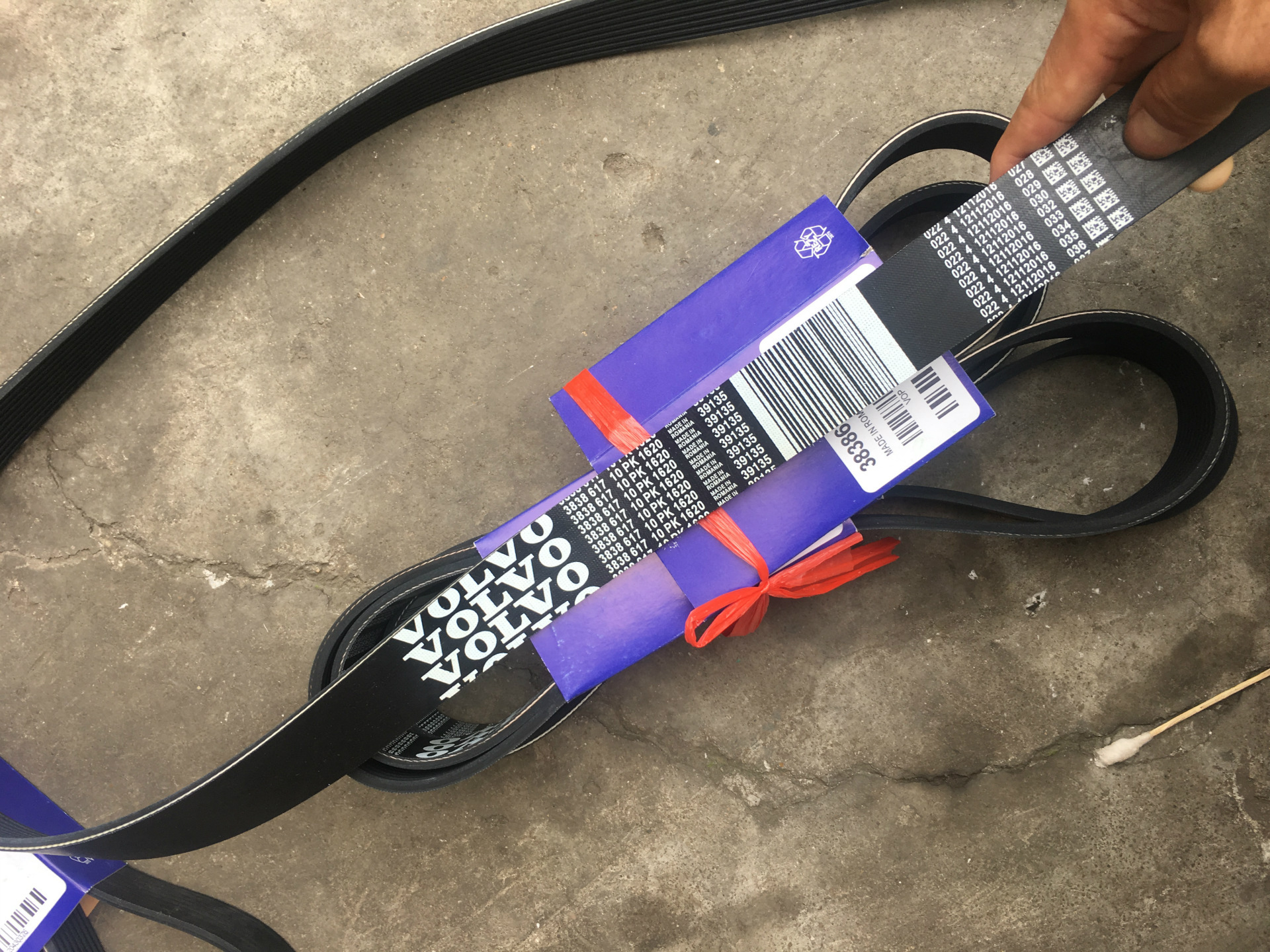 供应沃尔沃tad1642ve发动机皮带3838617