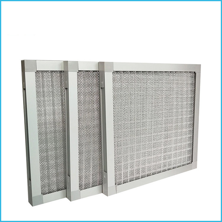 板式初效过滤网金属包边空气前置过滤器空调通风过滤网组厂家定制