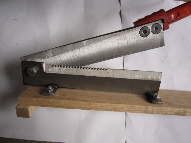 销售350带牙铡刀手用工具中药材铡刀粉丝海带铡刀