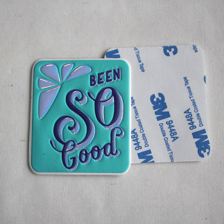 厂家专业批发定做韩国diy箱包贴纸 pu皮革泡泡贴 支持免费拿样