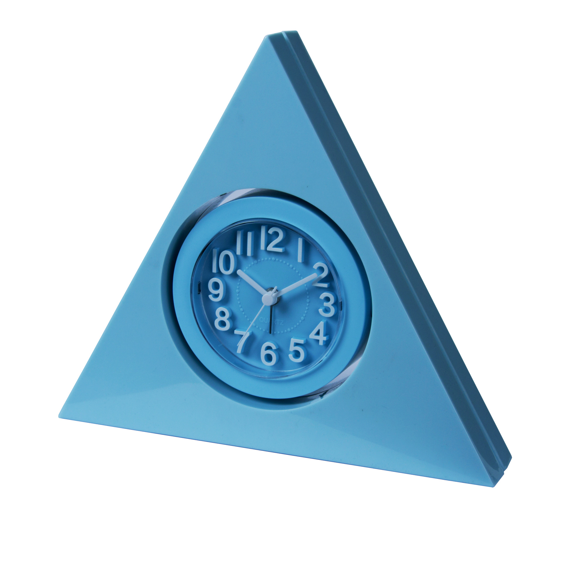 三角形摇摆闹钟 糖果色闹钟 金字塔闹钟 摇摆时钟 明珠星新款