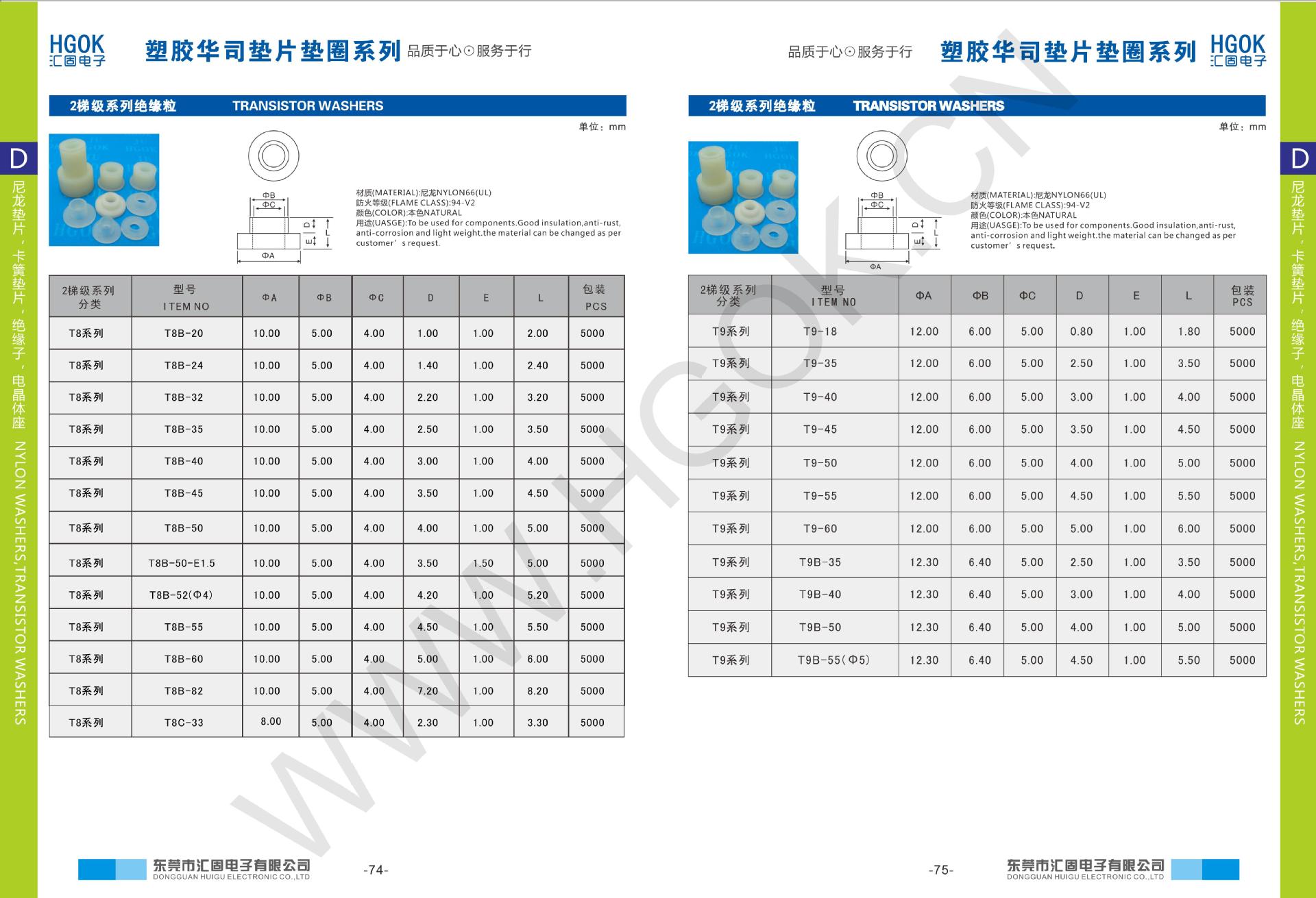 【to-220f】电晶体绝缘尼龙耐温t型衬套垫圈垫片绝缘粒 1000个