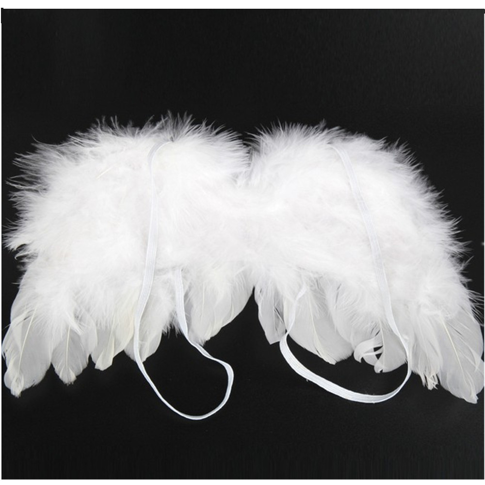 欧美儿童天使羽毛翅膀拍照服饰 婴儿照相道具宝宝时尚造型装饰
