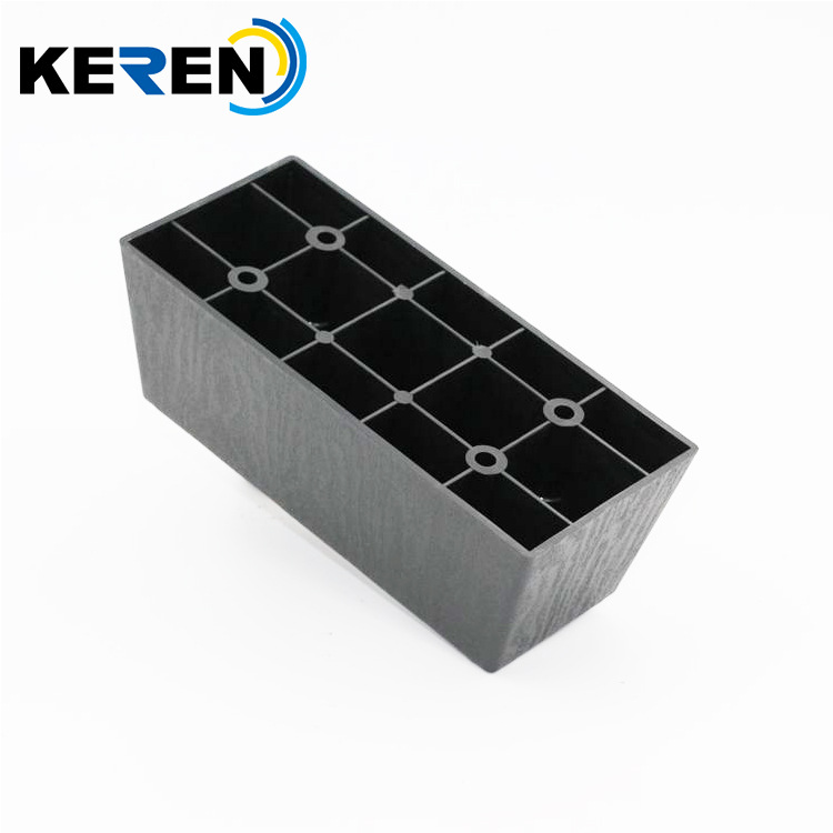 跨境供应长方形 70高 22条加强筋家具沙发塑料脚 kr-p0177