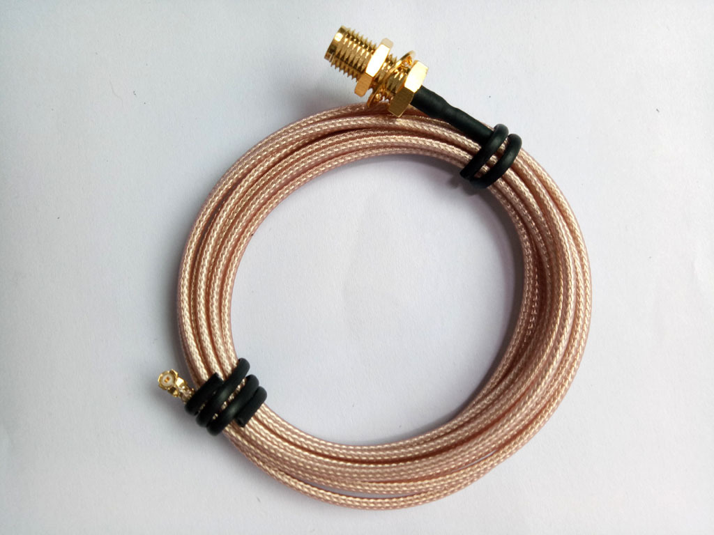 sma-k转接ipex同轴馈线wifi天线延长线2.4g广告机跳线