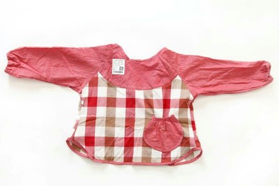 水洗布儿童罩衣