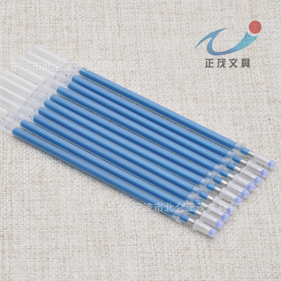 金属天蓝色中性笔芯 珠光天蓝色 书写流畅