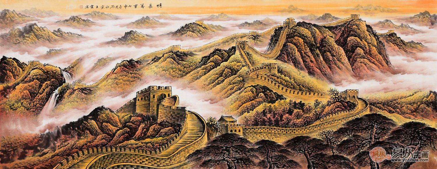 高格调山水画情调风水好,客厅背景墙装饰画精选