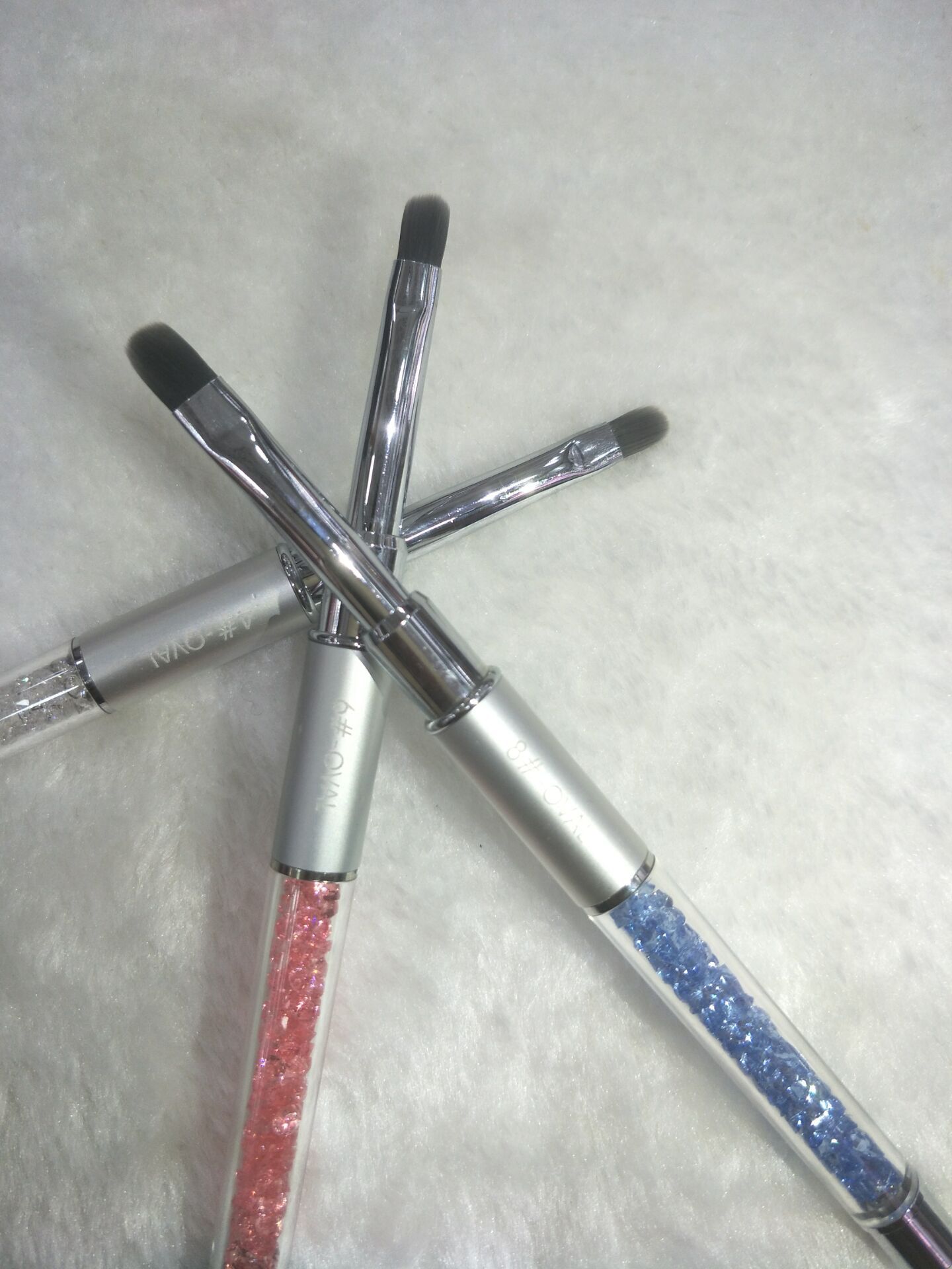 美甲笔 圆头光疗笔 彩绘法式专用排笔 468号 光疗甲专用 凝胶笔