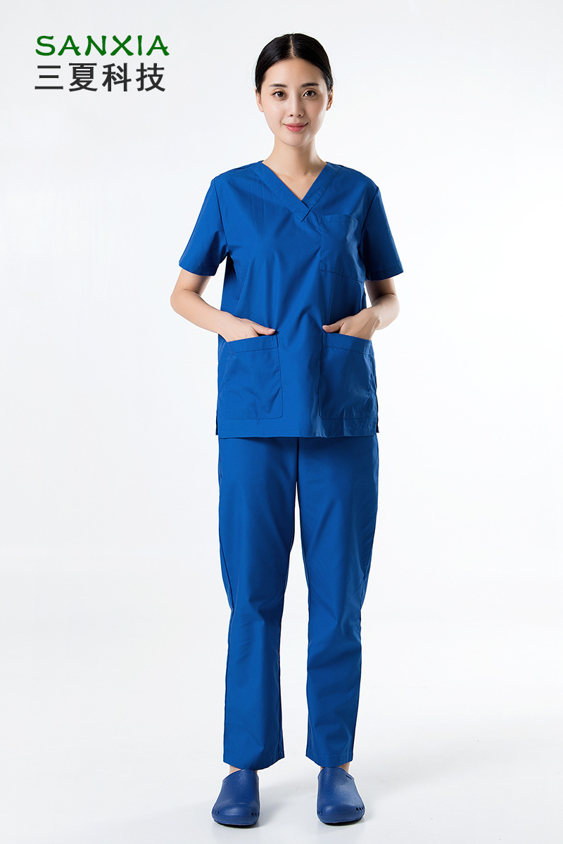 订做长袖短袖洗手衣疗养院护工护理服美容院理疗服分体套装口腔科