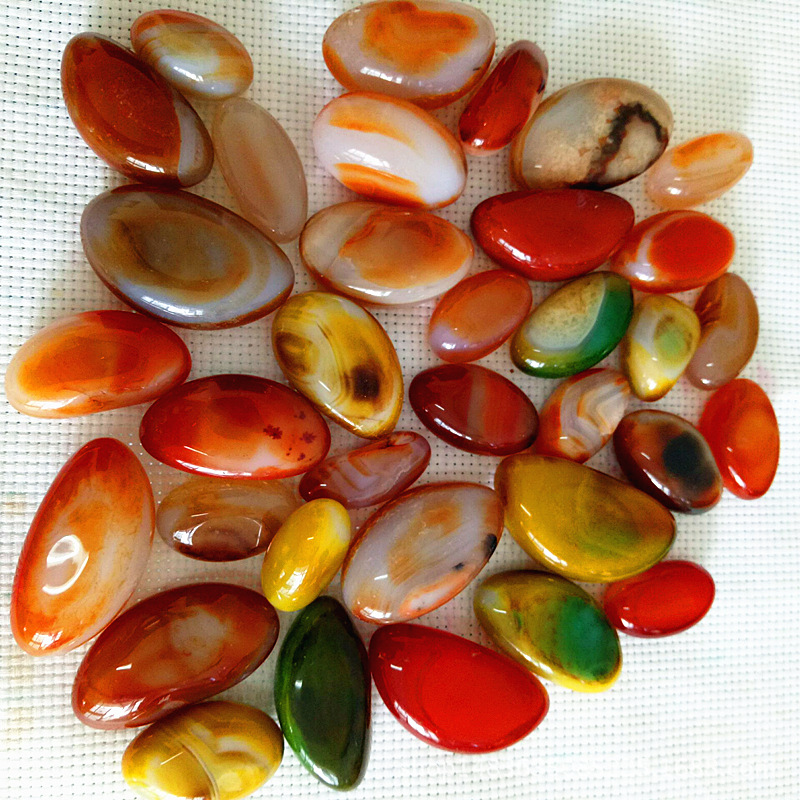 天然玛瑙月牙石 玛瑙碎石 水晶碎石鱼池花盆鱼缸泳池室内装潢装饰