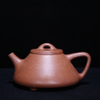 老紫砂老壶 全手工紫砂回流壶 名家 邵沛华降坡泥子冶石瓢