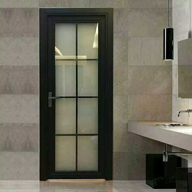 厂家直销爆款铝合金门卫生洗手间阳台隔断推拉玻璃移门厕所