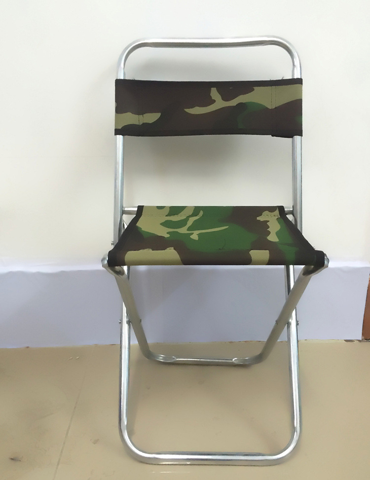 厂家批发大号靠背马扎折叠军工钓鱼迷彩家居凳子便携户外野营火车