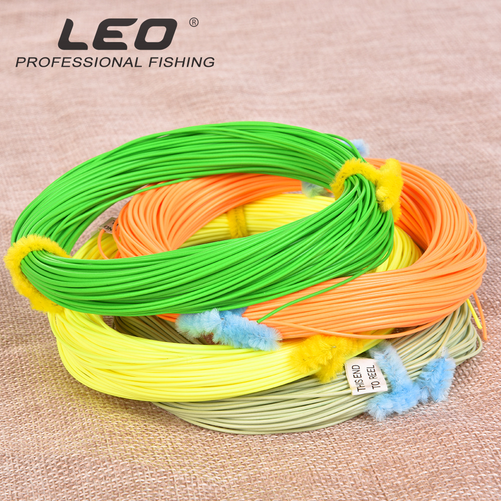 27963 LEO Leou [Fly Fishing Multi-color Main Line 30 Meters] 45678# Seamless WF front Heavy floating water pic 2
