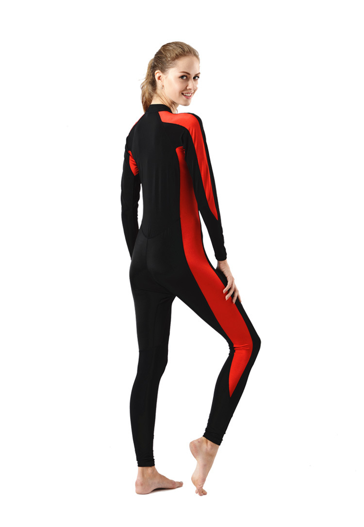 连体水母衣男长袖slinx莱卡防晒防水母浮潜衣潜水服一件代发