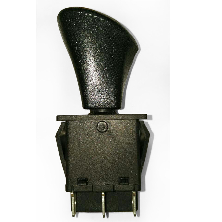 厂家供应开关六脚三档船型开关 kcd推杆开关 儿童车手柄开关