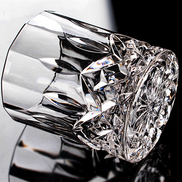 厂家批发210ml威士忌杯洋酒果汁饮料欧式xo水晶钻石杯酒吧ktv使用