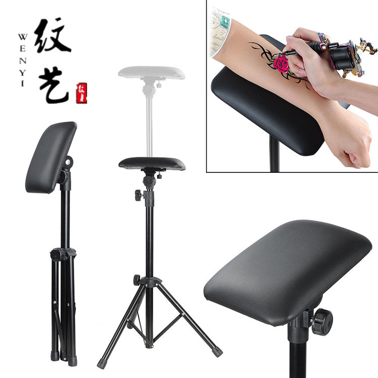 纹艺纹身器材厂 纹身三脚手臂托架可调节收拢锰钢金支架美容用具