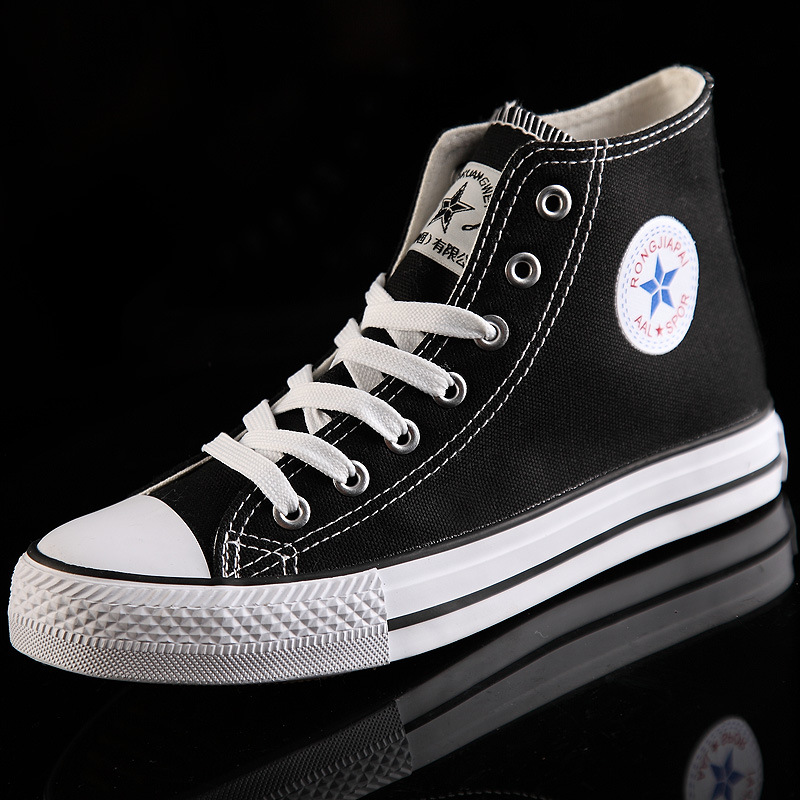 匡威纯皮鞋女高帮