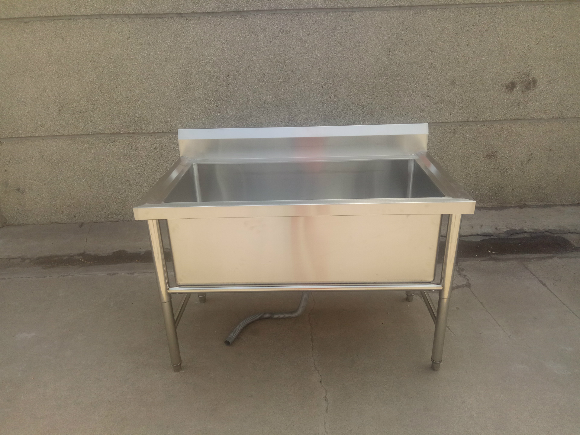 不锈钢大单槽手工订做酒店学校商用水池厂家订做304不锈钢解冻池