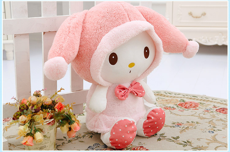 批发美乐蒂兔子毛绒玩具布娃娃公仔可爱玩偶抱枕儿童生日礼物女生
