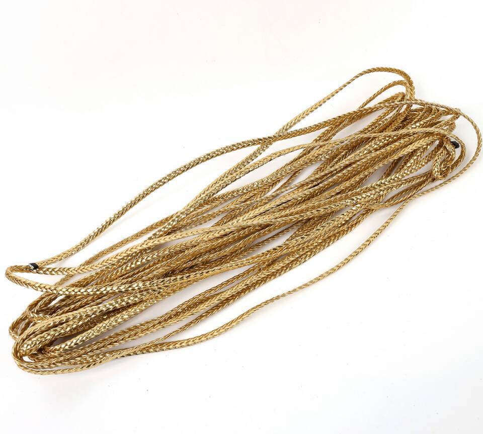 厂家直销五股 2 diy饰品配件 皮带 箱包编织绳,pu皮绳.