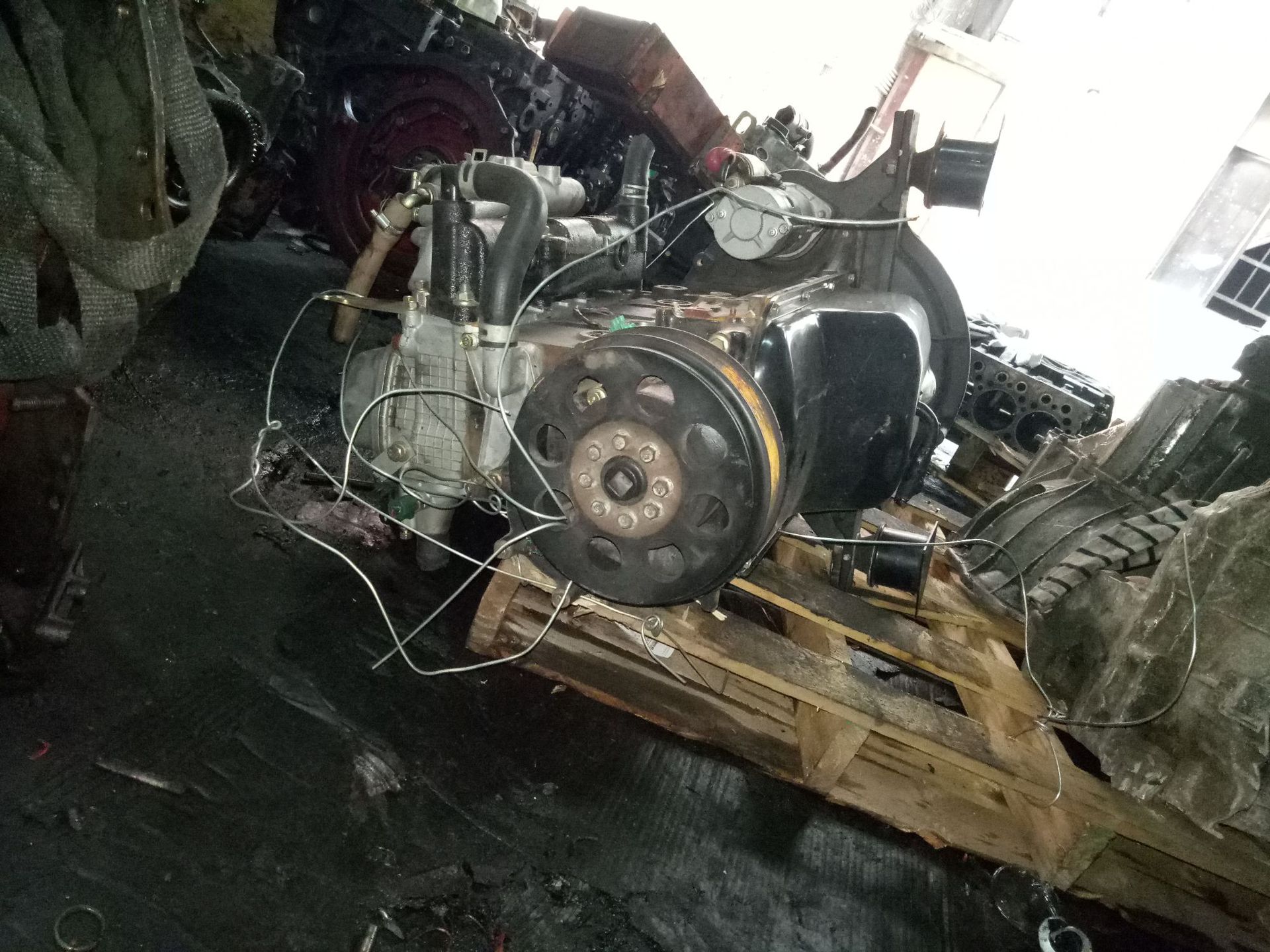 日产尼桑k21/k25二手发动机总成缸体缸盖曲轴连杆13532825485