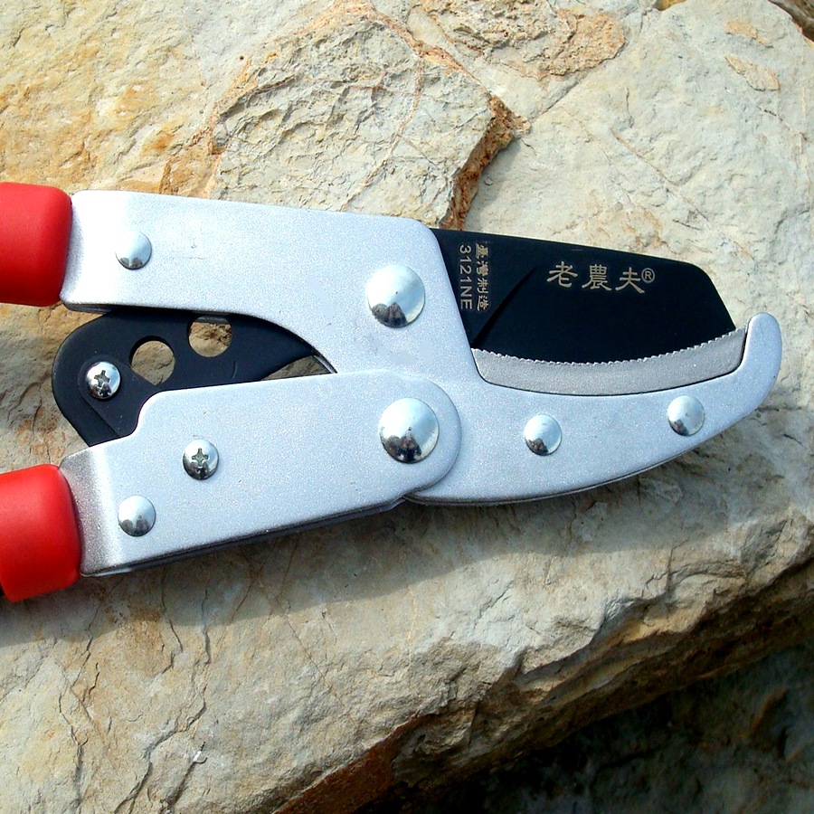 台湾原装正品老农夫3121ne 大力剪 修枝剪 粗枝剪 压力剪