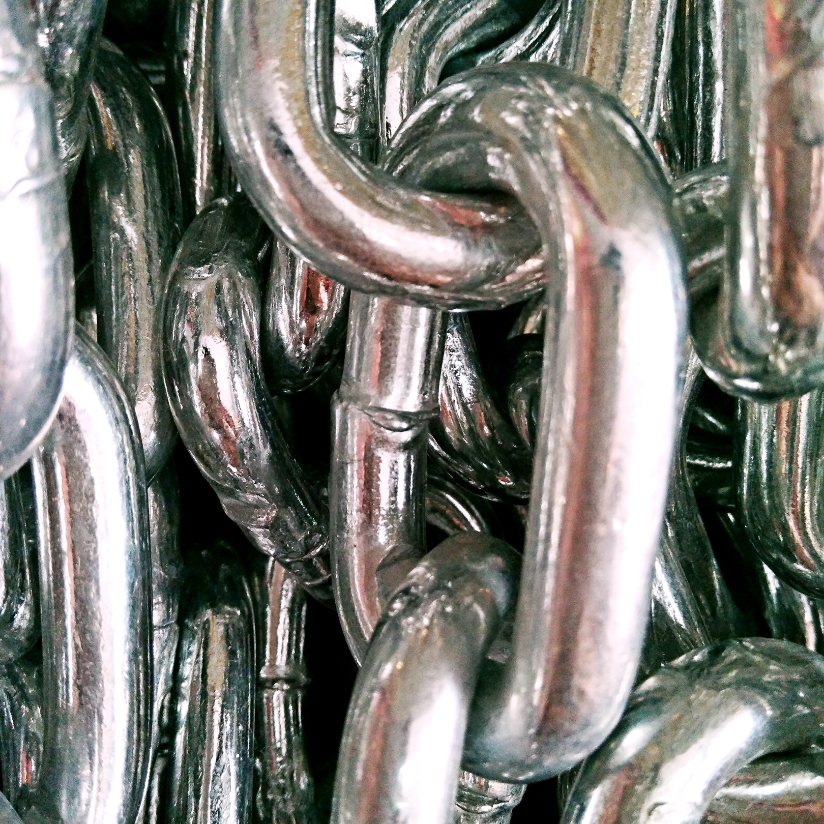 【自产自销】镀锌链条 焊接链规格3mm-22mm热镀锌铁链 护栏链环链